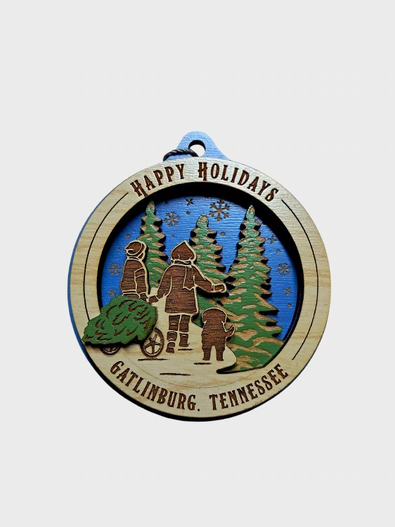 Tim Weberding Ornament- Tree Farm Happy Holidays