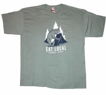 Men's Duck Co 'Eat Local' Short Sleeve T-Shirt