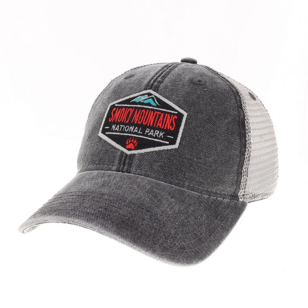 Black & Grey Old Favorite Trucker Hat Smoky Mountain Academy - Jonathan's