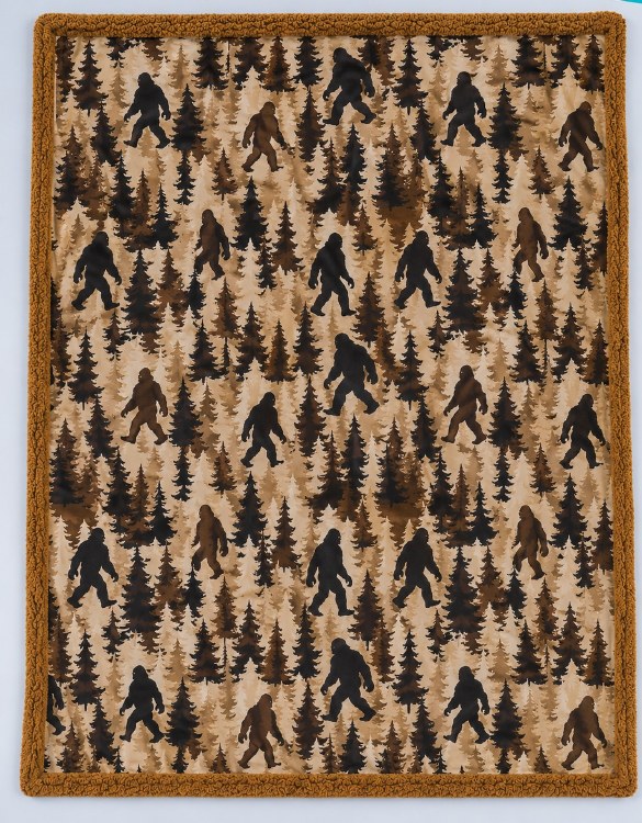 Blanket - Camo Squatch - Brown