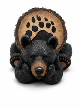 Black Bear Coaster Set