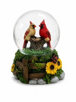 Snowglobe Cardinals