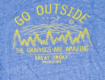 Kid's Go Outside Graphics- Royal- XS