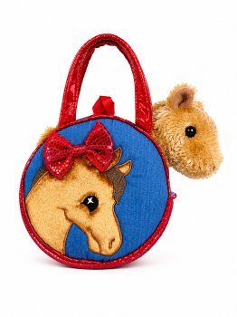 Carrier with Plush Pony