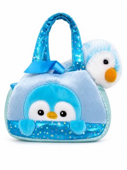 Carrier with Plush Penguin
