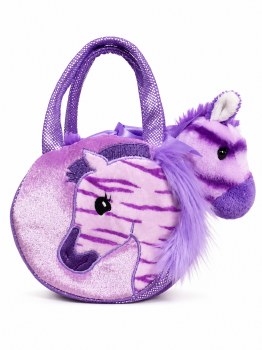 Carrier with Plush Zebra