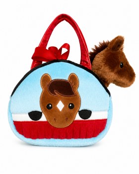 Carrier with Pony Plush