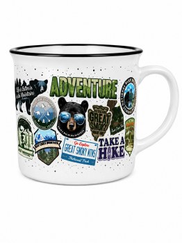 Great Smoky Mountain Stickers Mug