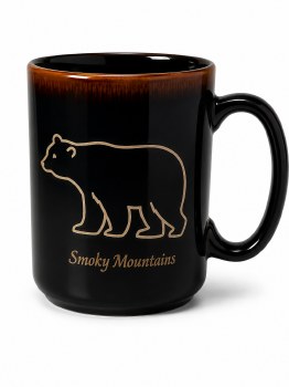 Hand Glazed Bear Mug