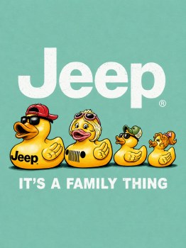 Additional picture of Jeep Duck Family - Seafoam