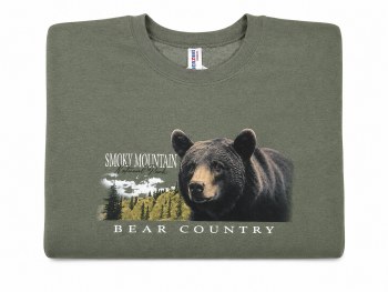 Crew Silver Black Bear - Military