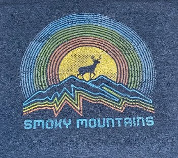 Kid's Smoky Mountains Deer- Heather Black- XS