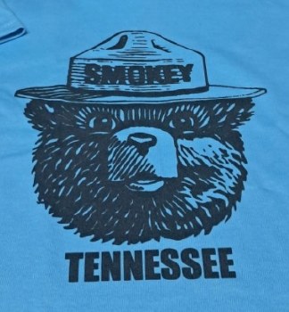 Smokey Bear One Color Head Light- Aqua- S