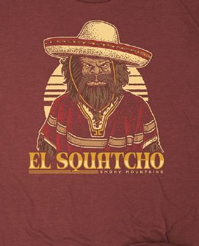 El Squatcho- Heather Burgundy- S