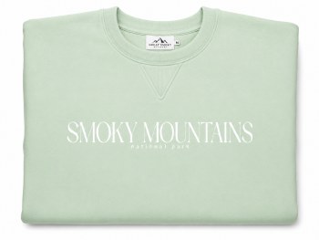 Crew Burn Wash Smoky Mountains - Mint Green