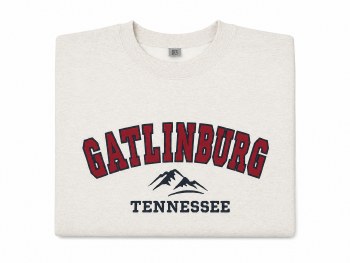 Crew Gatlinburg Mtn Scene - Oatmeal