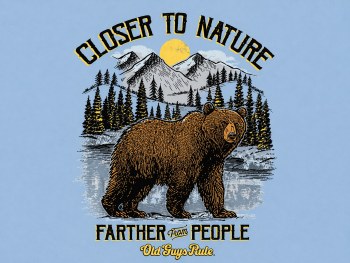 Additional picture of Farther From People - Stone Blue