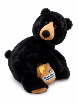 10" Bear Cuddling Honey Pot