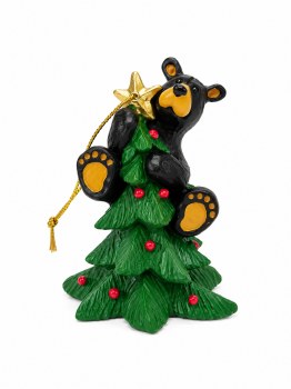 Bearfoots Tree Topper Bear Ornament