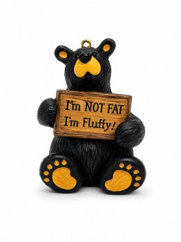 Bearfoots I'm Fluffy Ornament