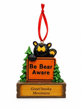 Bearfoots Bear Aware Ornament