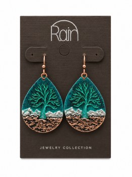 Earrings - Oasis Landscape Teardrop