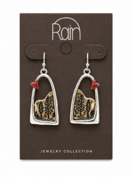 Earrings - Framed Love Tree