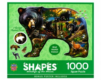 Wildlife of the Woods - 1000 Piece Puzzle