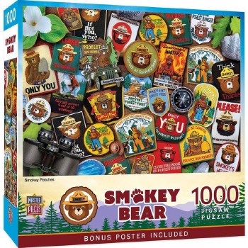Smokey Bear Patches - 1000 Piece Puzzle