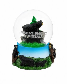 Snowglobe GSM Six Bears with Tree