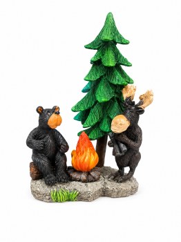 Willie Bear & Max Moose Fire Scene