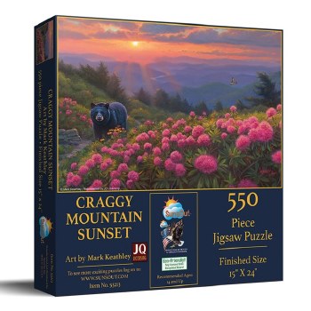 Craggy Mountain Sunset - 550 Piece