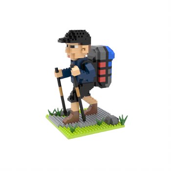 Building Blocks - Hiker