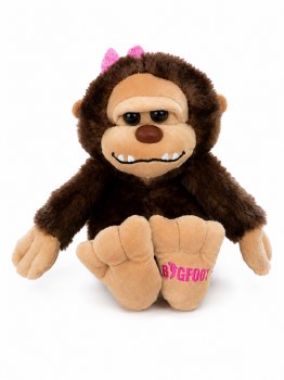 Wild Bigfoot Girl Plush- Small