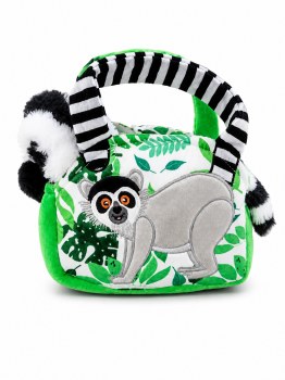 Carrier with Ring-Tailed Lemur Plush