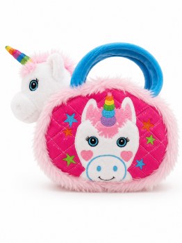 Carrier with Unicorn Plush