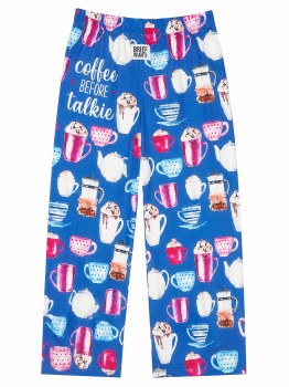 Lounge Pants Coffee Before Talkie - L