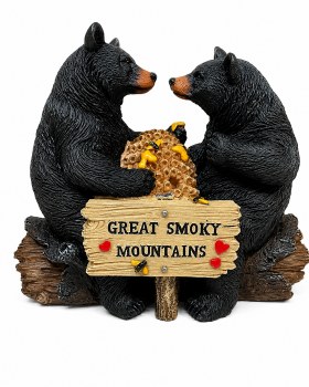 Bear Couple with Bee Hive GSM