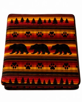 Blanket - Sunset Bears