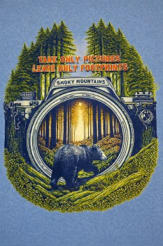 Additional picture of Comfort Colors LS Camera Black Bear - XL