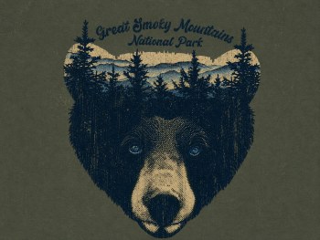 Black Bear Tree Bust - Light Green