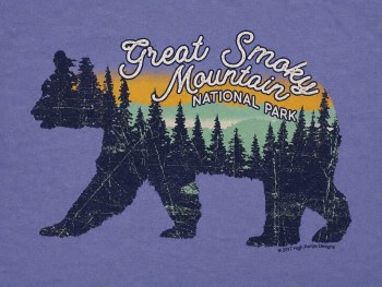 Double Expose Bear - Flo Blue