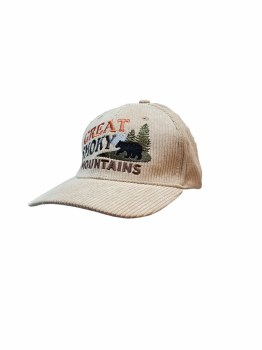 Moonrise Bear Corduroy- Stone
