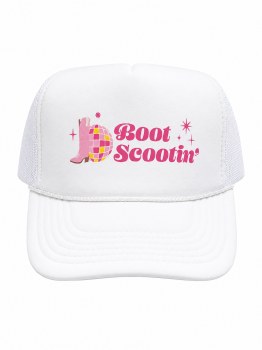 Boot Scootin' - White