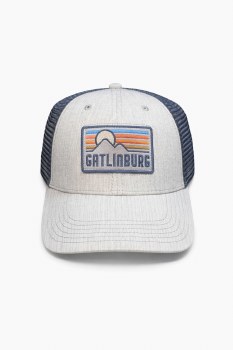 Trucker Hat Gatlinburg Sun Grey & Navy