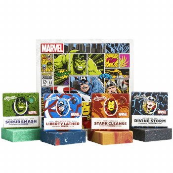 Dr. Squatch Marvel Avengers Gift Set