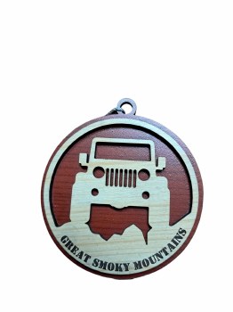Tim Weberding Ornament- GSM Jeep