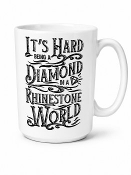 Diamond in Rhinestone World Mug