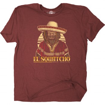 El Squatcho- Heather Burgundy- S