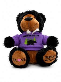 GSM Hoodie Bear - Purple